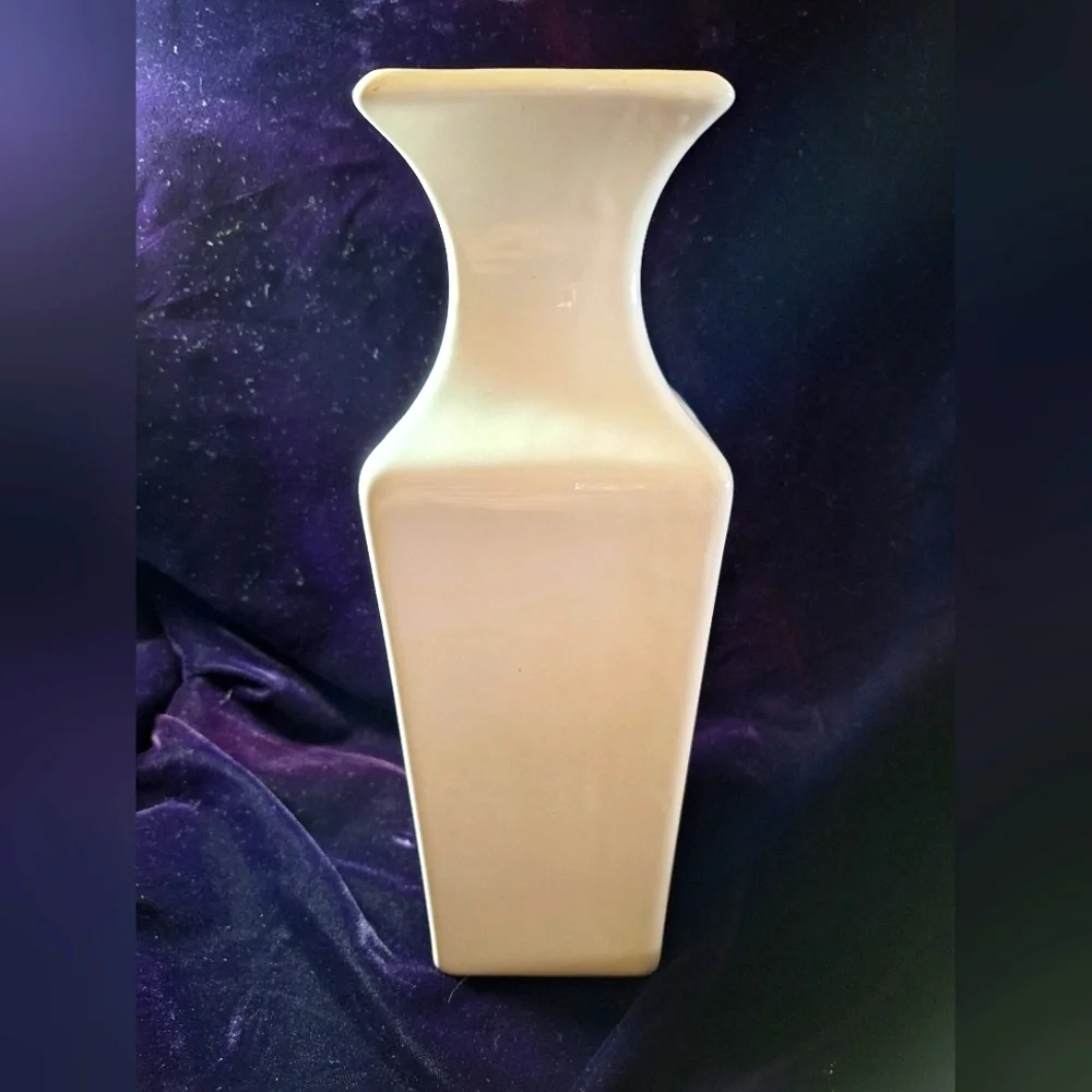 Haeger White Vase
